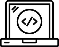 Web Coding Vector Icon Design