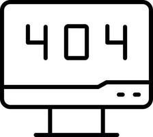 404 Vector Icon Design