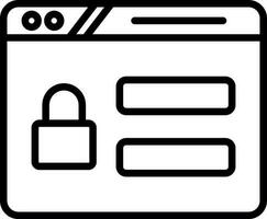 Password Vector Icon Design