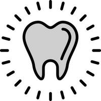 diseño de icono de vector de blanqueamiento de dientes