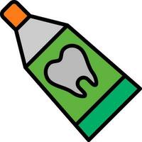 Toothpaste Vector Icon Design