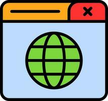 World Wide Web Vector Icon Design