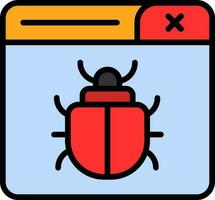 Bug Vector Icon Design