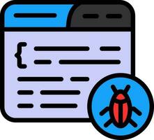 Bug Vector Icon Design