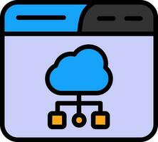 Cloud Vector Icon Design
