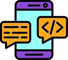 Conversation Vector Icon Design