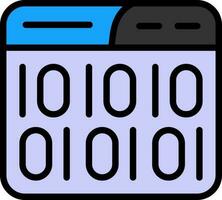 Binary Code Vector Icon Design