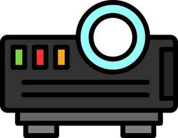 diseño de icono de vector de proyector