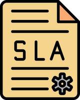 Sla vector icono diseño