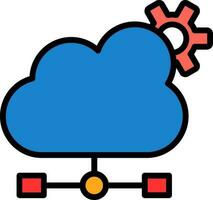 Cloud Computing Vector Icon Design