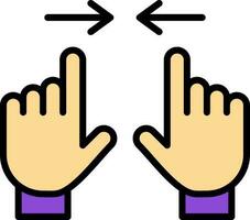 Zoom In Vector Icon Design