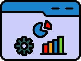 Statistics Vector Icon Design
