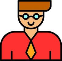 Professor Vector Icon Design