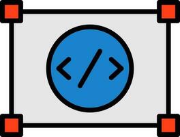 Coding Vector Icon Design