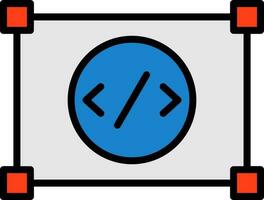 Coding Vector Icon Design