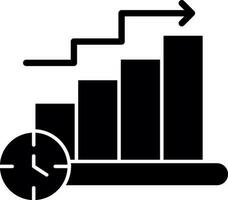 Bar Chart Vector Icon Design