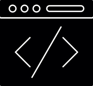 Coding Vector Icon Design