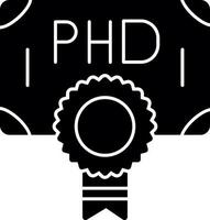 Phd Vector Icon Design