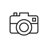 Camera vector icon. Photo camera symbol