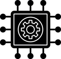 Cpu Vector Icon Design