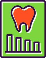 Dental Record Vector Icon Design