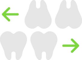 Teeths Vector Icon Design