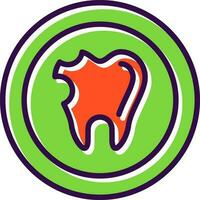 caries vector icono diseño