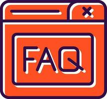 Faq Vector Icon Design