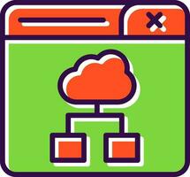 Cloud Computing Vector Icon Design