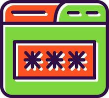 Password Vector Icon Design