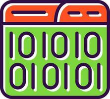 Binary Code Vector Icon Design