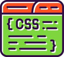 Css Coding Vector Icon Design