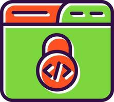 Unsecured Vector Icon Design