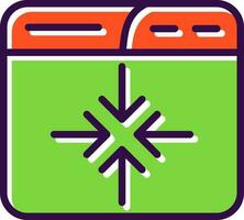 Minimize Vector Icon Design