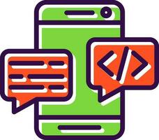 Conversation Vector Icon Design