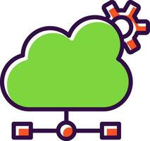 Cloud Computing Vector Icon Design