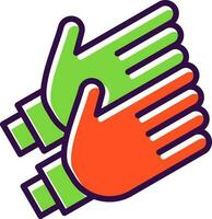 Clapping Vector Icon Design