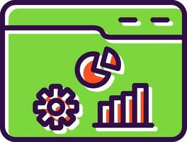 Statistics Vector Icon Design