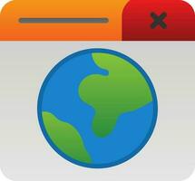 Globe Vector Icon Design