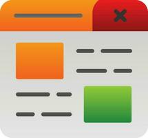 Web Site Vector Icon Design