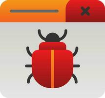 Bug Vector Icon Design