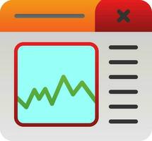 Graph Vector Icon Design