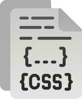 Css File Vector Icon Design