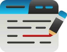 Edit Code Vector Icon Design