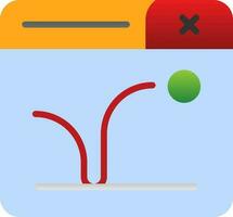 Bounce Rate Vector Icon Design