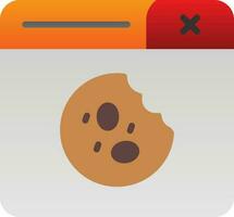 diseño de icono de vector de galletas