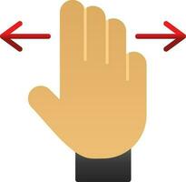 Swipe Vector Icon Design