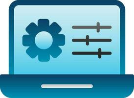 Web Management Vector Icon Design