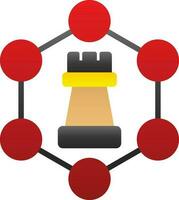 diseño de icono de vector de estrategia empresarial