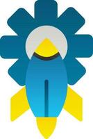 Rocket Vector Icon Design